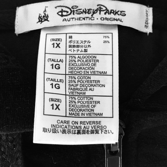 Disney Mickey Mouse Black Hoodie  plus size - Picture 7 of 8